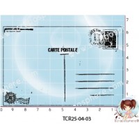 TAMPON DE FOND CARTE POSTALE par l'Atelier de Caroline {attributes}