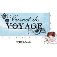 TAMPON CARNET DE VOYAGE - REEDITION 2025 {attributes}