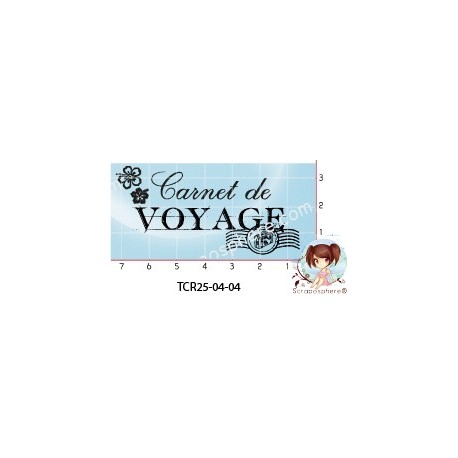 TAMPON CARNET DE VOYAGE - REEDITION 2025 {attributes}