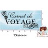 TAMPON CARNET DE VOYAGE - REEDITION 2025