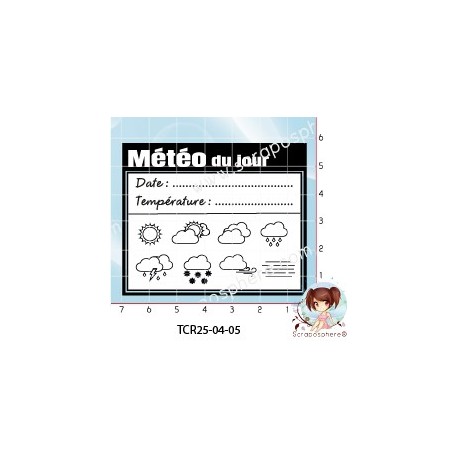 TAMPON METEO DU JOUR par l'Atelier de Caroline {attributes}