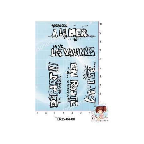 5 TAMPONS SENTIMENTS VACANCES - REEDITION 2025 {attributes}