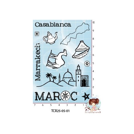 10 TAMPONS MAROC par l'Atelier de Caroline {attributes}