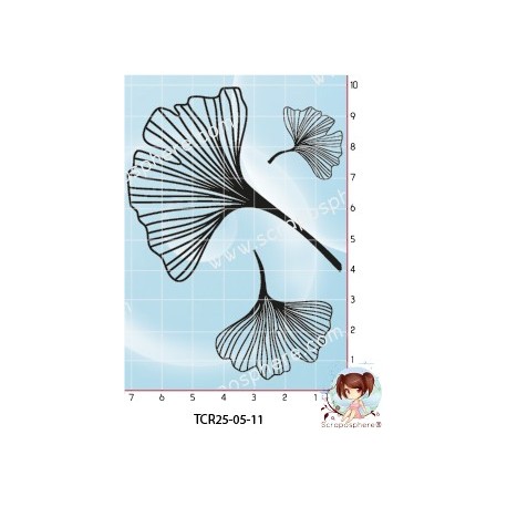 3 TAMPONS FEUILLES DE GINKGO - REEDITION 2025 {attributes}