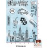 9 TAMPONS TRANSPARENTS NEW YORK par l'Atelier de Caroline