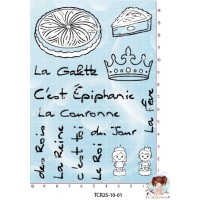 14 TAMPONS TRANSPARENTS L'EPIPHANIE par l'Atelier de Caroline {attributes}