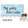 TAMPON TRANSPARENT MES PETITS BISCUITS par l'Atelier de Caroline
