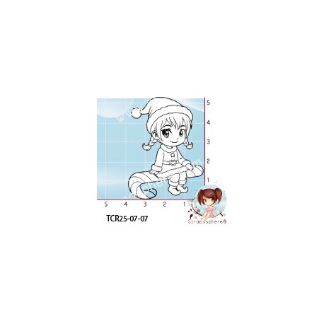 TAMPON TRANSPARENT ELFYA par l'Atelier de Caroline {attributes}