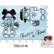 3 TAMPONS TRANSPARENTS GNOMES ALSACIENS par l'Atelier de Caroline {attributes}