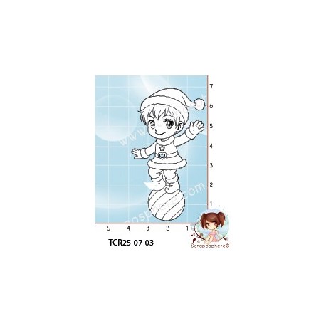 TAMPON TRANSPARENT ELFY par l'Atelier de Caroline {attributes}