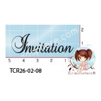 TAMPON INVITATION par l'Atelier de Caroline