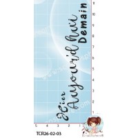 TAMPON HIER AUJOURD'HUI DEMAIN par l'Atelier de Caroline