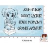 TAMPONS LOLY ADORE LA LECTURE par l'Atelier de Caroline