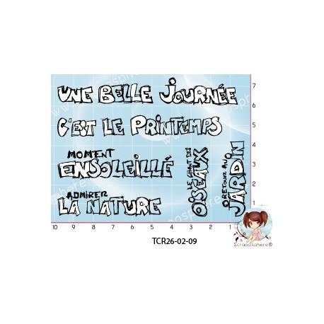 TAMPONS SENTIMENTS HIVER par l'Atelier de Caroline {attributes}