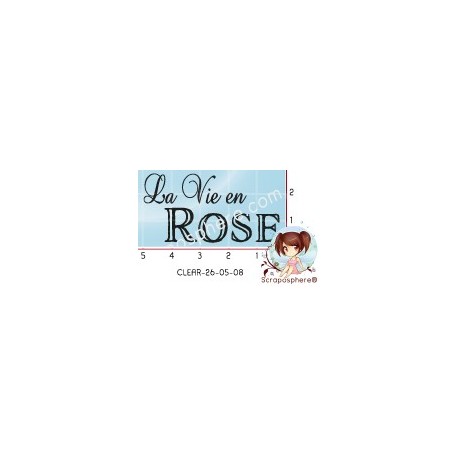 TAMPON LA VIE EN ROSE par l'Atelier de Caroline {attributes}