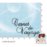 TAMPON CARNET DE VOYAGE par l'Atelier de Caroline - REEDITION 2026 {attributes}