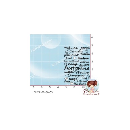 TAMPON NUAGE DE MOTS AUTOMNE par l'Atelier de Caroline - REEDITION 2026 {attributes}