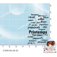 TAMPON NUAGE DE MOTS PRINTEMPS par l'Atelier de Caroline - REEDITION 2026 {attributes}