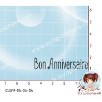 TAMPON BON ANNIVERSAIRE par l'Atelier de Caroline - REEDITION 2026
