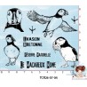 TAMPONS OISEAU MACAREUX MOINE par l'Atelier de Caroline