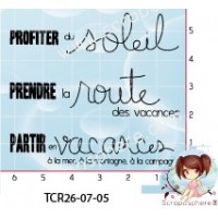 TAMPONS PHRASES VACANCES par l'Atelier de Caroline {attributes}
