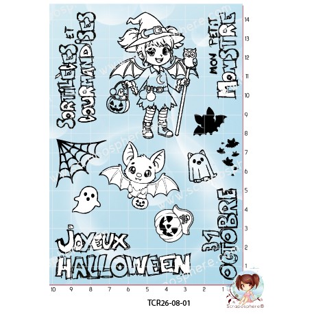 TAMPONS LOLY HALLOWEEN par l'Atelier de Caroline 