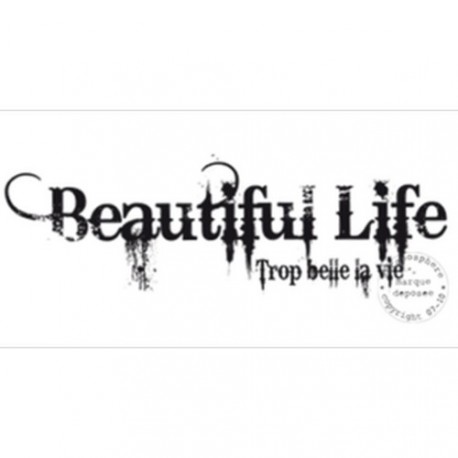 TAMPON BEAUTIFUL LIFE TROP BELLE LA VIE par Sirius